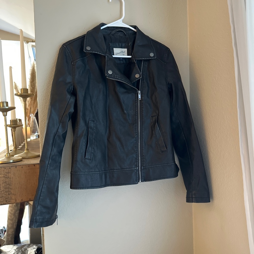 Target faux leather jacket